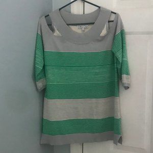| All at Once | Make an Offer | Green & Gray Top